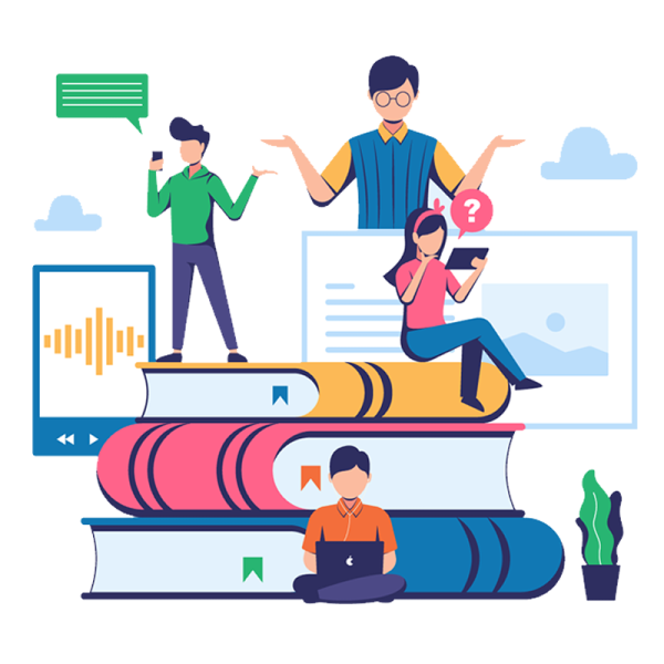Flat иллюстрации образования