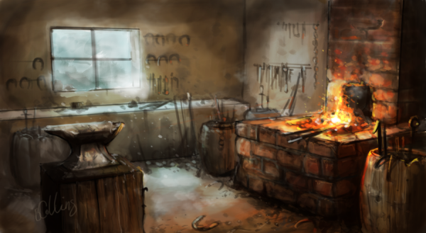 Кузня внутри