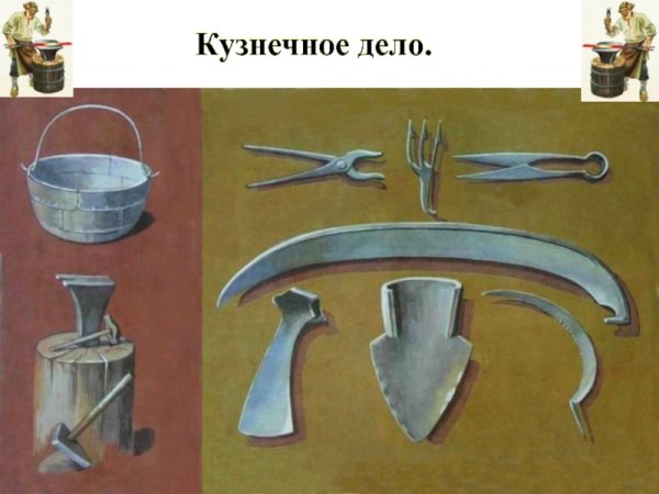 Изделия Кузнецов древней Руси