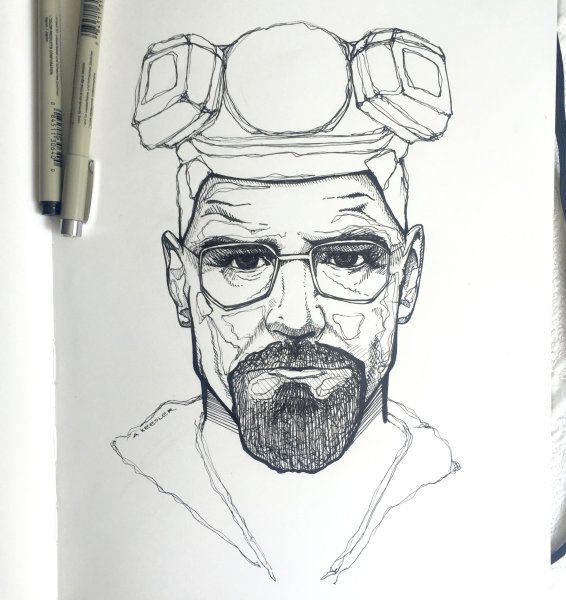 Уолтер Уайт набросок