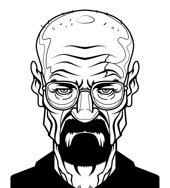 Уолтер Уайт вектор