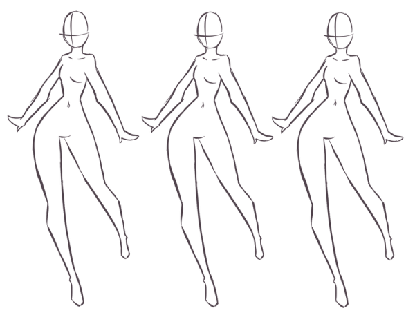 Заготовки тела для рисования