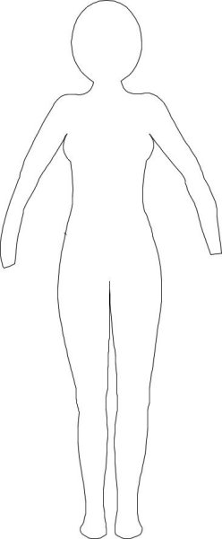 Манекен для рисования од