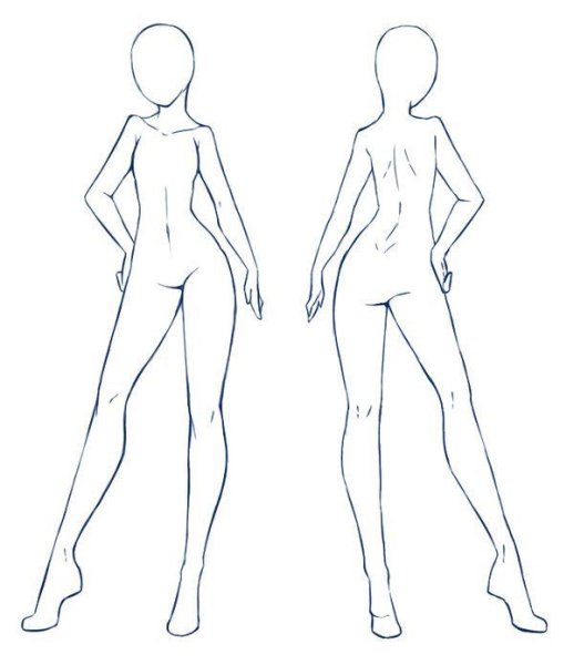 Фигура для рисования одежды