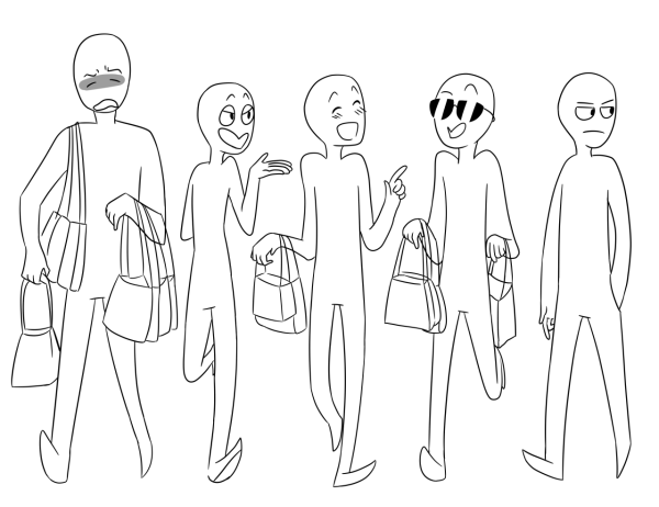 Фигура девушки для рисования