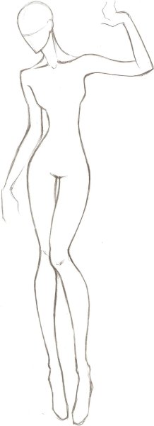 Трафарет куклы