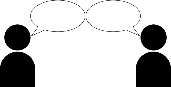 Разговор человечки