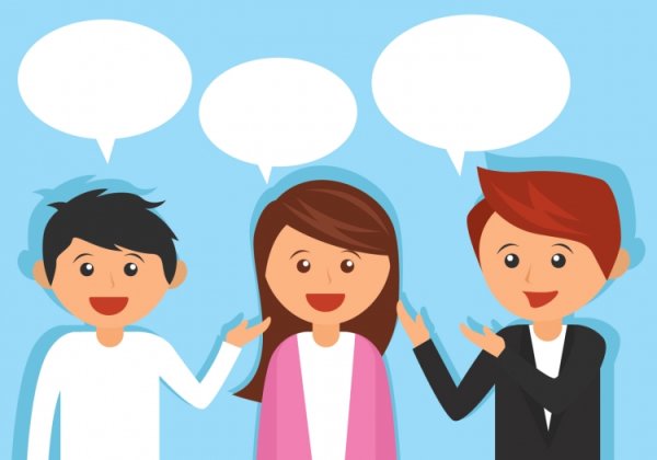 Общение иллюстрация