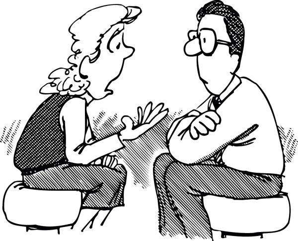 Общение карикатура