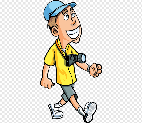 Турист мультяшный