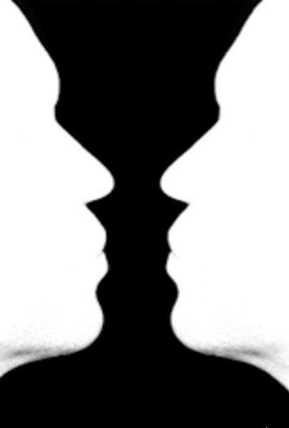 Оптическая иллюзия ваза