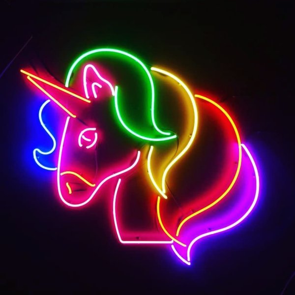 Неоновые значки