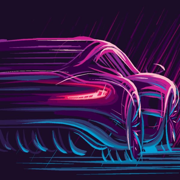 Неоновые авто