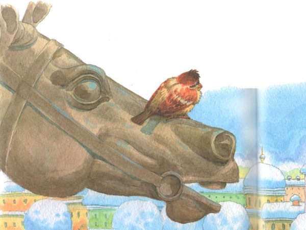Иллюстрации к рассказу Паустовского растрепанный Воробей
