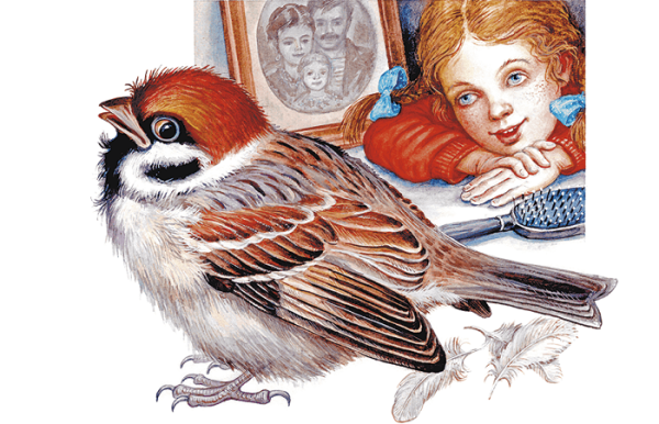 Константин Паустовский растрепанный Воробей