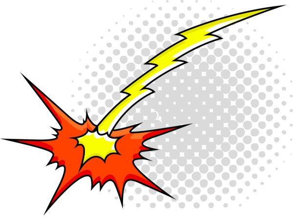 Мультяшные эффекты взрыв