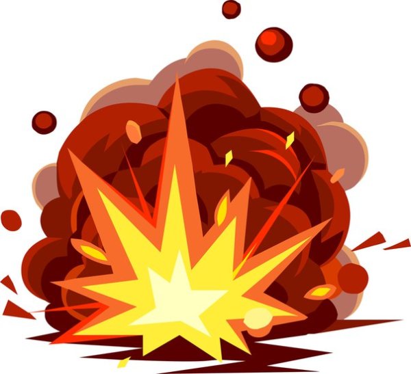 Стилизованный взрыв