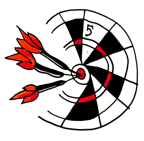 Дартс мультяшный