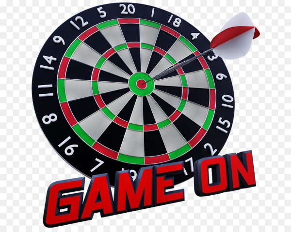 Дартс на белом фоне