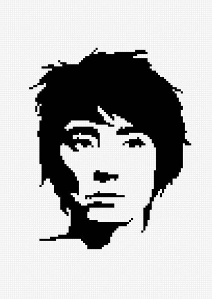 Земфира чб портрет