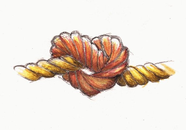 Узелок карандашом