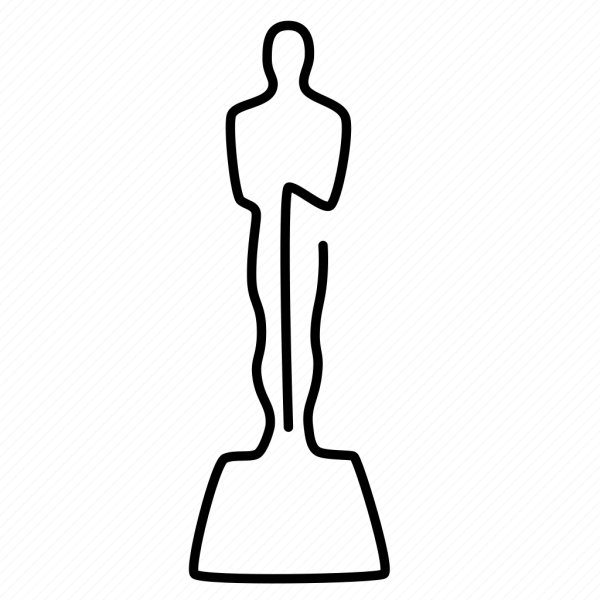 Оскар статуэтка контур
