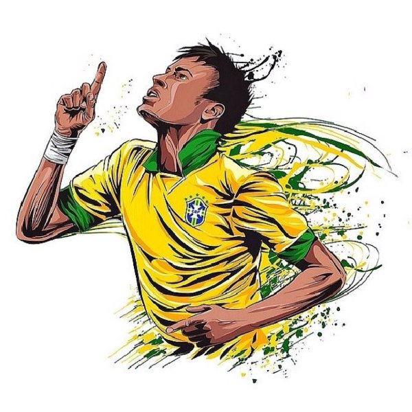 Неймар карандашом