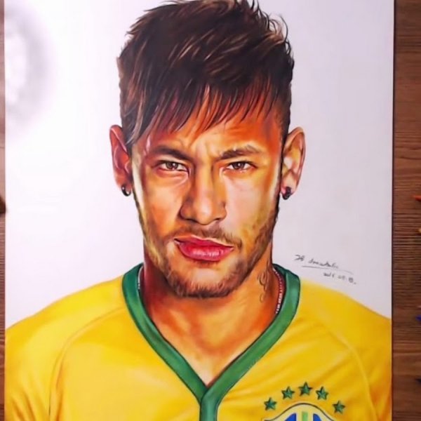 Нарисовать Неймара в ПСЖ