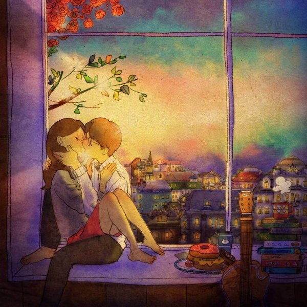 Романтичные иллюстрации