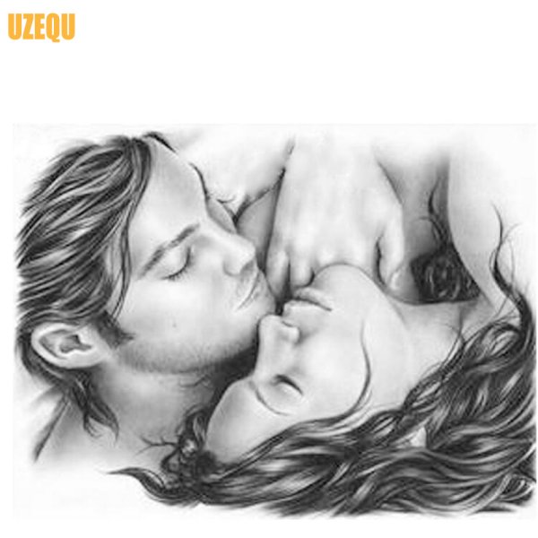 Картина влюбленные