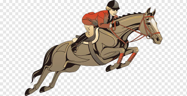 Всадник на прозрачном фоне