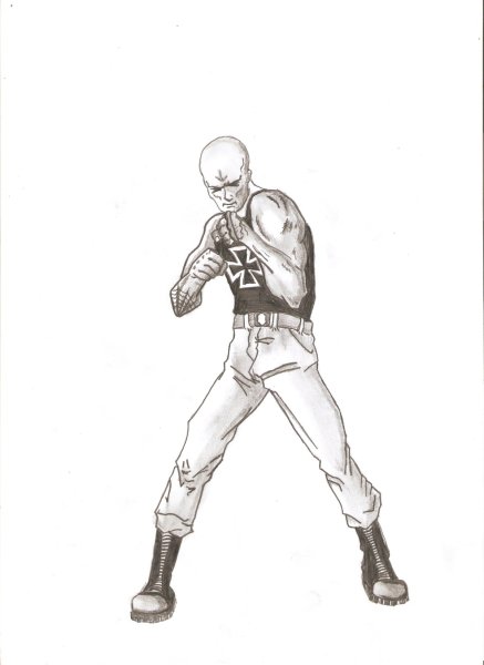 Эскизы скинхедов