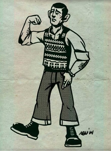 Скинхеды субкультура рисунок