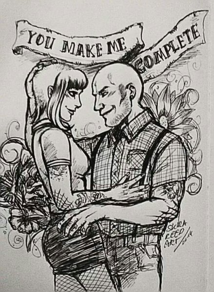 Скинхед арт