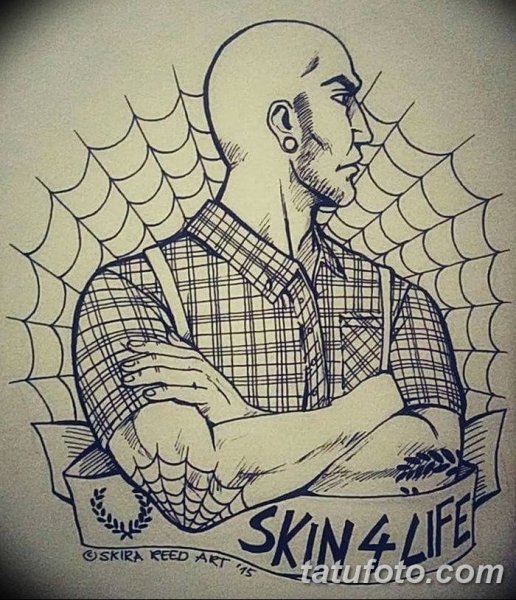 Тату скинхедов эскизы