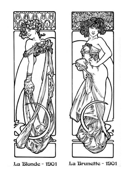 Альфонс Муха вектор