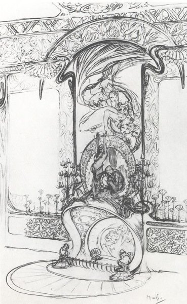 Эскиз в стиле Модерн