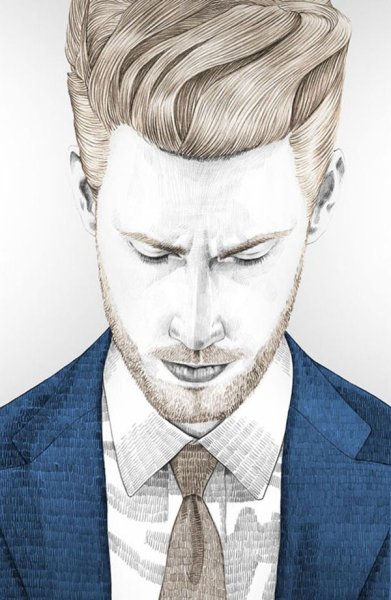 Эскиз делового костюма