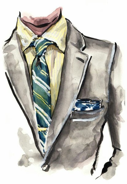 Эскизы модельеров мужской одежды