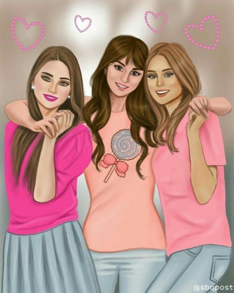 Ава для группы трех подруг