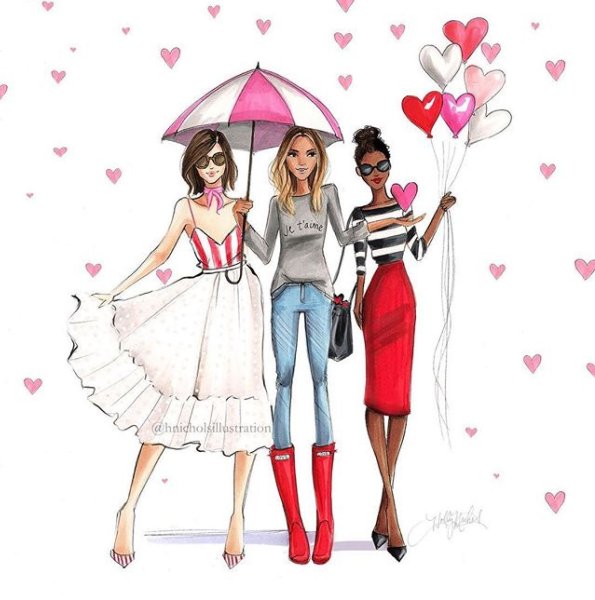 Модные иллюстрации