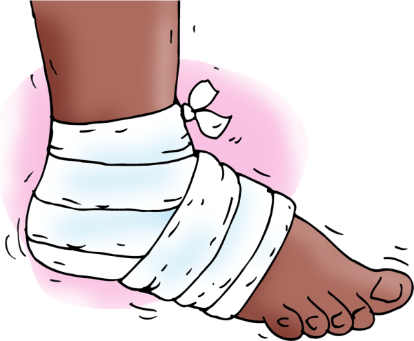 Бинт на белом фоне