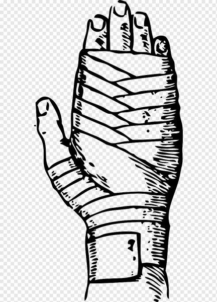 Бинт раскраска для детей