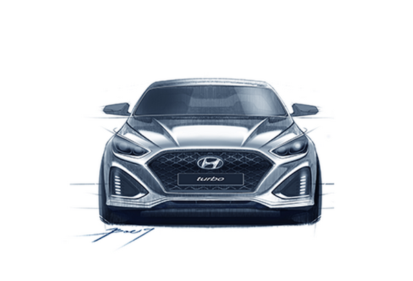 Hyundai Sonata рисунок