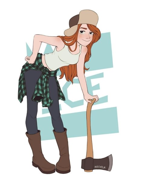 Гравити Фолз Венди арт