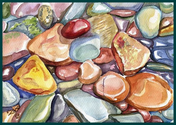 Рисунки на камнях