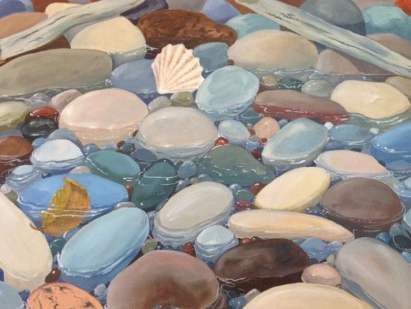 Живопись Галькой