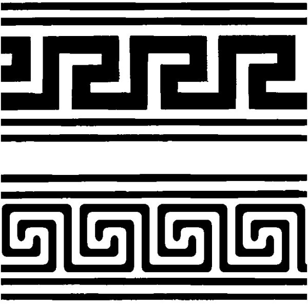 Древнегреческий орнамент Меандр