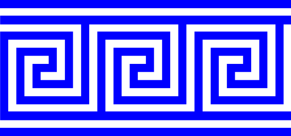 Меандр орнамент Греция