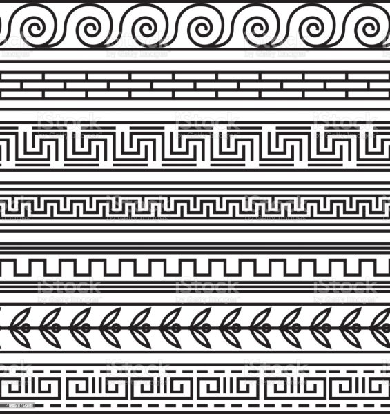 Древнегреческий узор Меандр